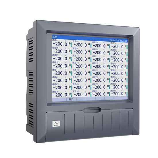 公海彩船6600MIK-R8000D 1-40路 10.4英寸 彩屏 无纸记录仪 USB