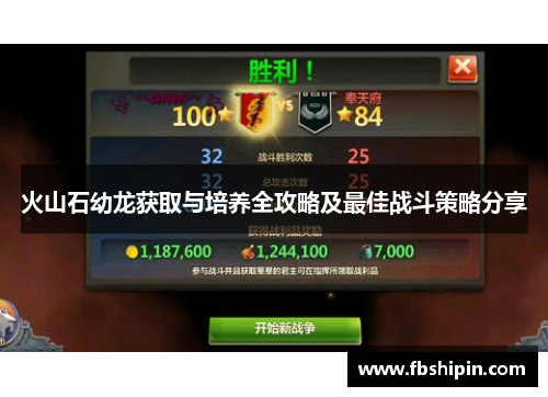 火山石幼龙获取与培养全攻略及最佳战斗策略分享